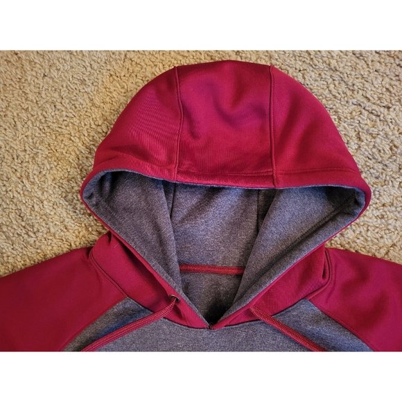 STANFORD CARDINAL University Gray & RED Hoodie Pullover Embroidered Size XXL - Picture 9 of 13